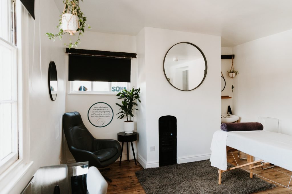 Room II at Soma Wellbeing Centre, a therapy room to hire in the Norwich Lanes